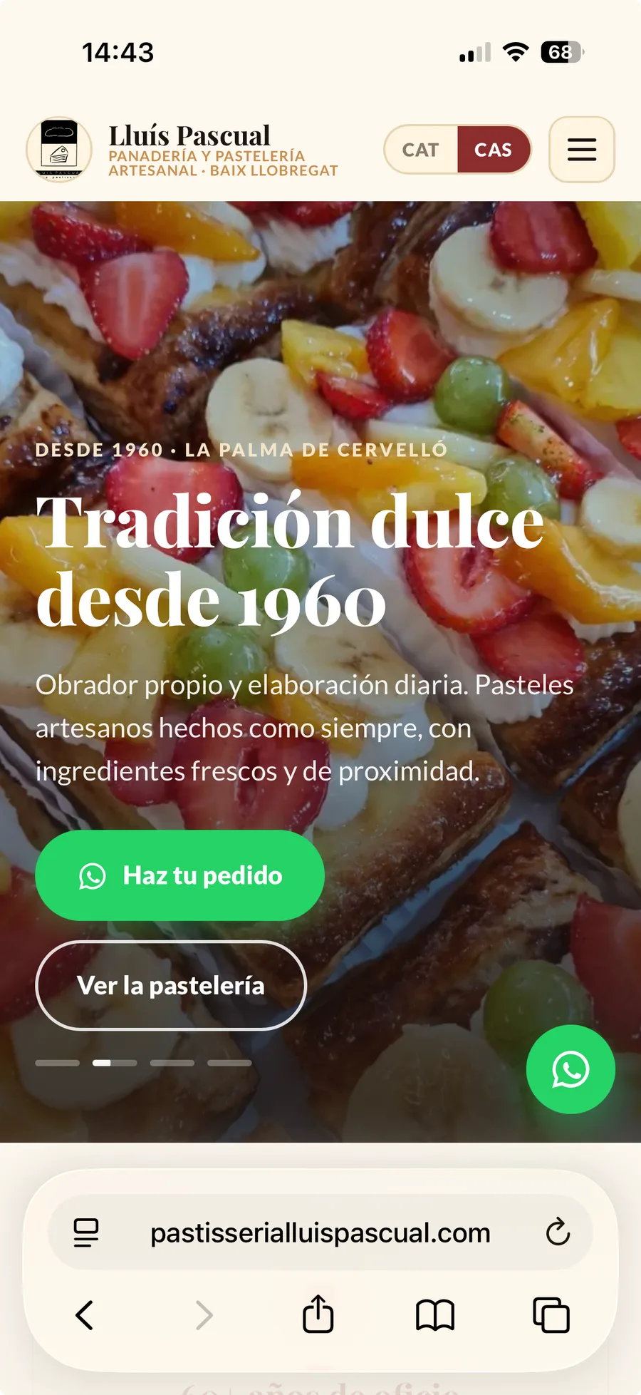 Web a medida optimizada para móvil por bebondi